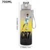CR7 Cristiano Ronaldo 750ml Sports Water Bottle – Leak Proof Portable Football Fitness Drinking Cup for Outdoor Sports