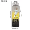 CR7 Cristiano Ronaldo 750ml Sports Water Bottle – Leak Proof Portable Football Fitness Drinking Cup for Outdoor Sports