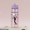 CR7 Cristiano Ronaldo Summer Sports Water Bottle – Large Capacity Transparent Plastic Cup, Portable Outdoor Drinking Bottle