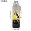CR7 Cristiano Ronaldo 750ml Sports Water Bottle – Leak Proof Portable Football Fitness Drinking Cup for Outdoor Sports